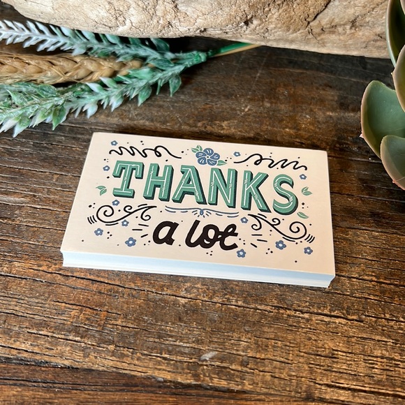 3/$20📦 25 Thank You cards for orders - Green thanks a lot - Picture 3 of 3